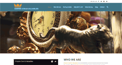Desktop Screenshot of empirecoinandvaluables.com